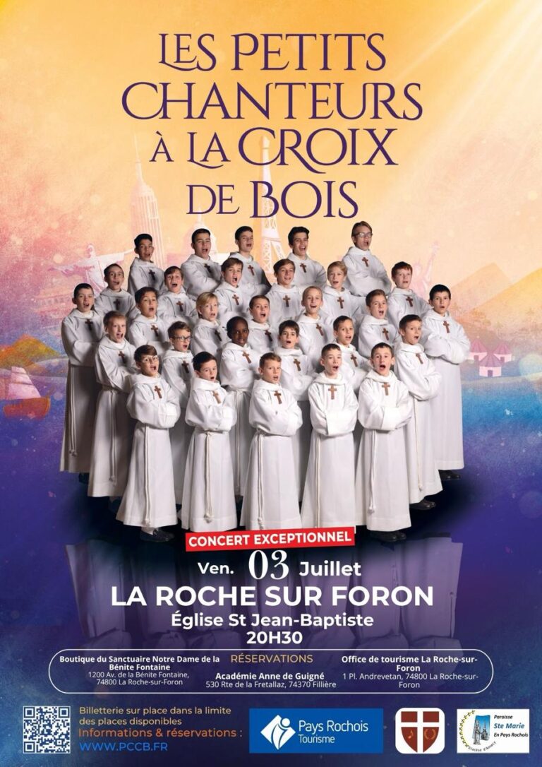 Les Petits Chanteurs à la Croix de Bois à La Roche sur Foron !!